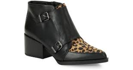 Sam Edelman Women's Case Leopard Print Calf Hair High Heel Booties • Sam Edelman • $68